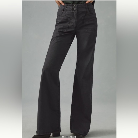 Anthropologie Maeve Flare Trousers - Picture 3 of 10